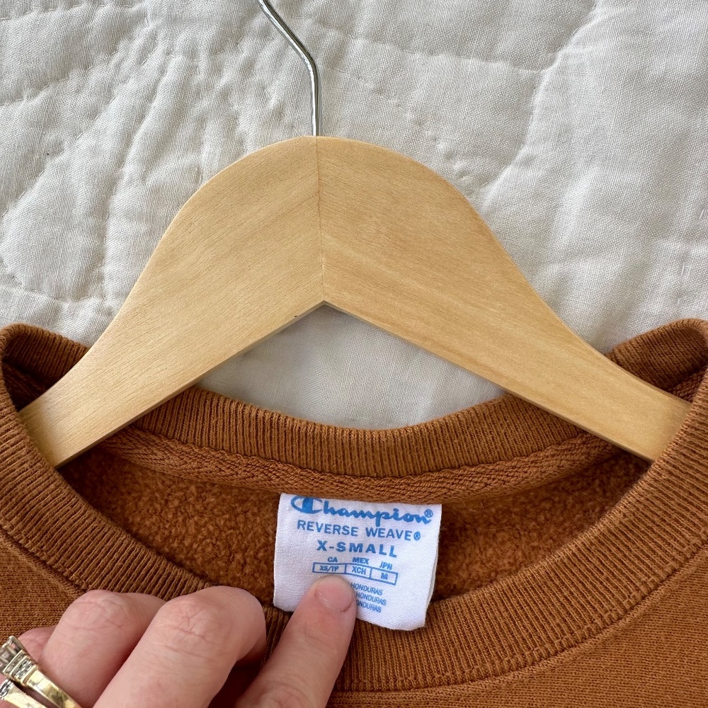 Burnt Orange Champion Crewneck - Picture 3 of 6